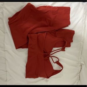 Vitae Apparel red hyper flex set